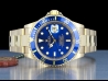 Ролекс (Rolex) Submariner Date Gold Oyster Bracelet Blue Dial 16618